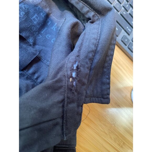 Frank & Eileen Classic Black Button-Down Mini Dress - Picture 7 of 8